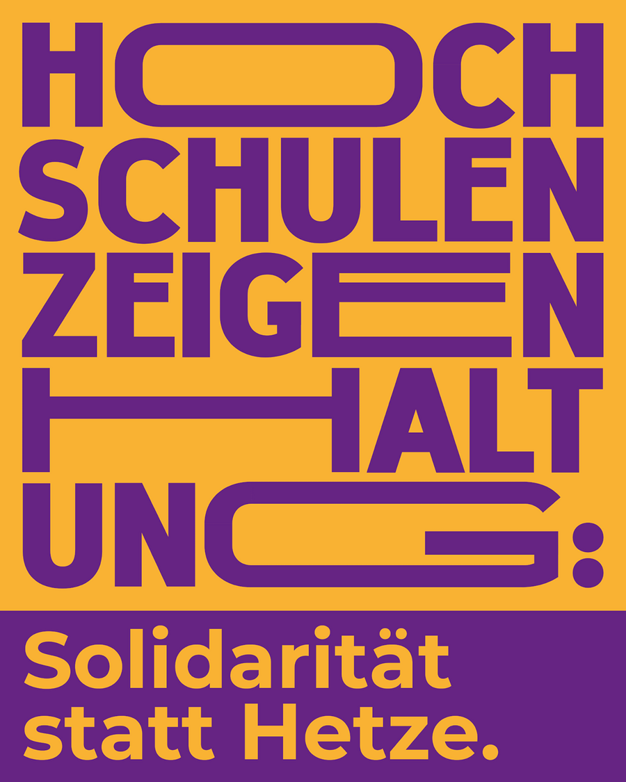 Solidarität statt Hetze